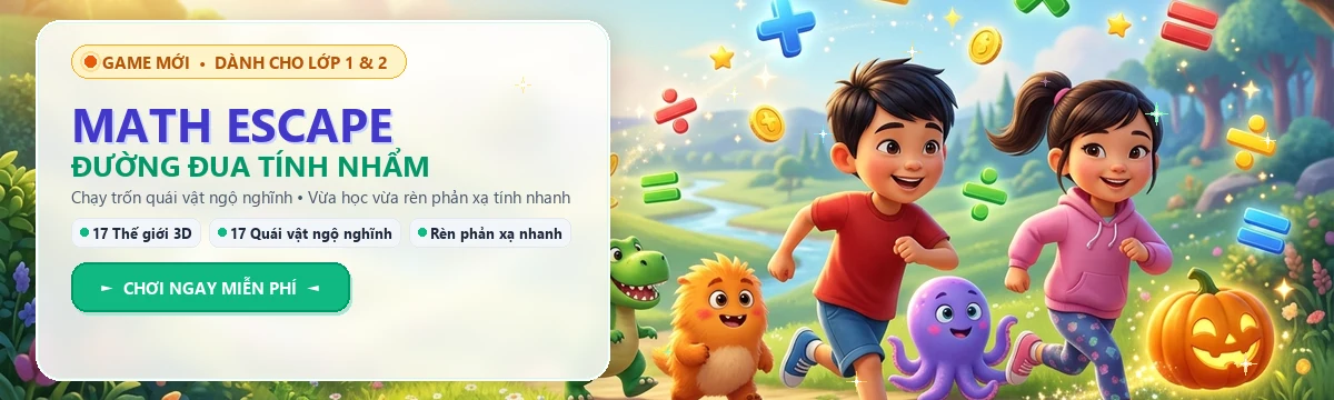 Math Escape – Đường Đua Tính Nhẩm (Chơi ngay miễn phí)